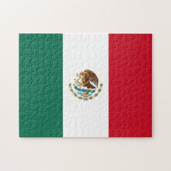 Flag Of Mexico Jigsaw Puzzle by efhenneke at Zazzle