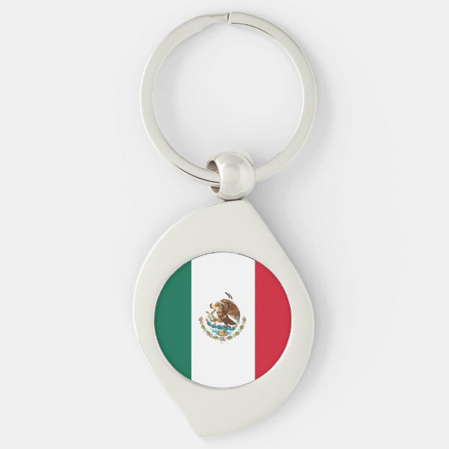 Flag of Mexico Keychain (Front)