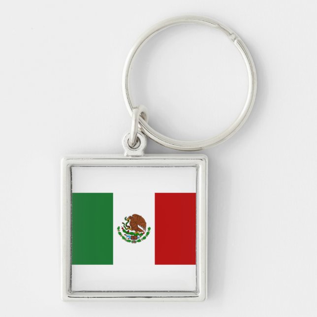 Flag of Mexico Keychain (Front)
