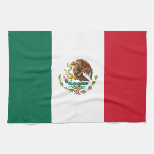 Flag of Mexico Kitchen Towel