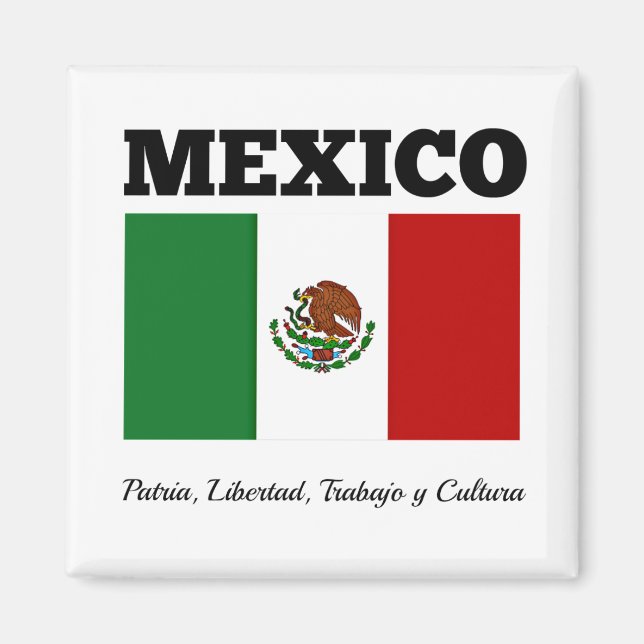 Flag of Mexico, labeled Magnet (Front)