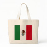 Flag of Mexico Large Tote Bag Flag of Mexico Large Tote Bag
