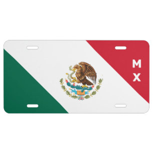 Flag of Mexico License Plate
