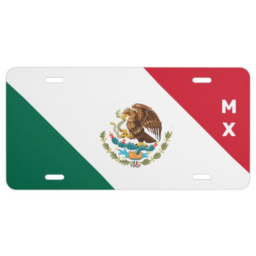 Flag of Mexico License Plate