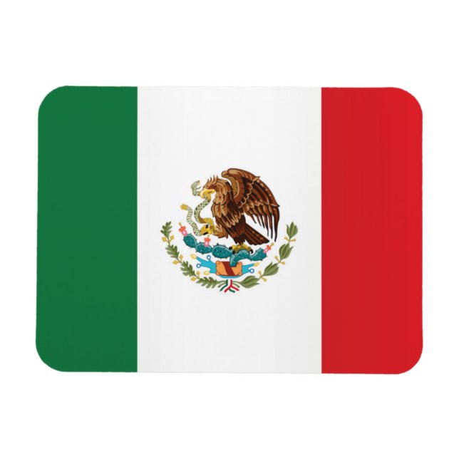Flag of Mexico Magnet (Horizontal)