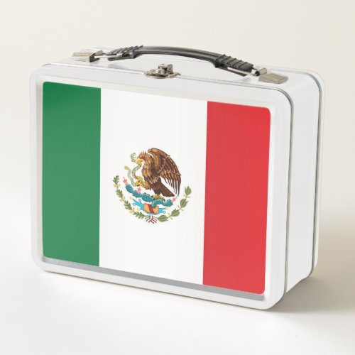 Flag of Mexico Metal Lunch Box