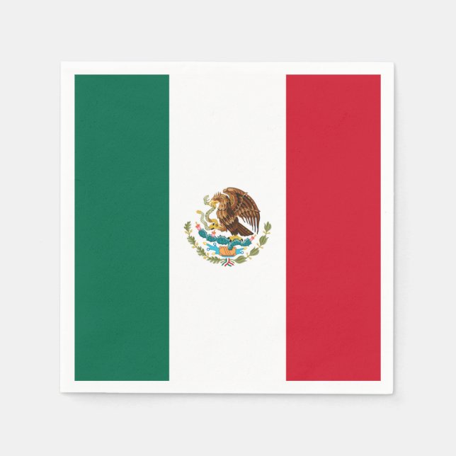 Flag of Mexico Napkins (Front)