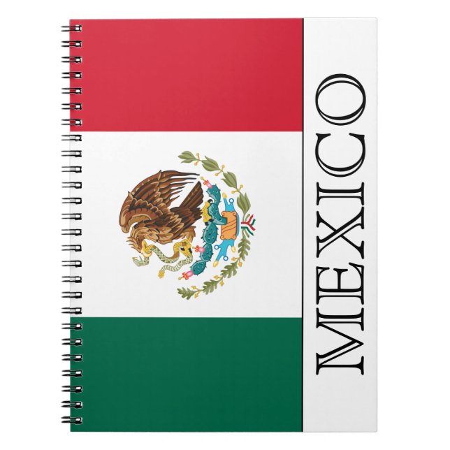 Flag of Mexico Notebook (Front)
