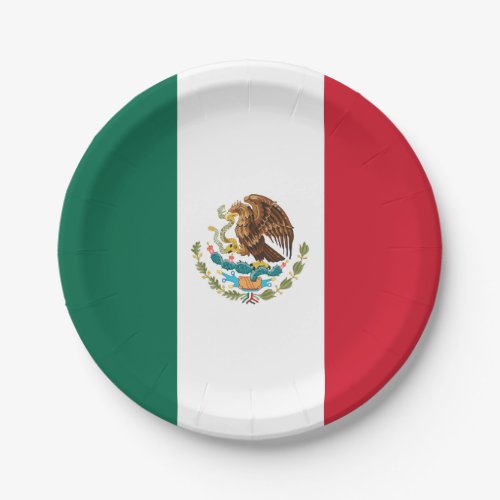 Flag of Mexico Paper Plates