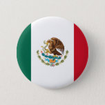Flag Of Mexico Pinback Button at Zazzle
