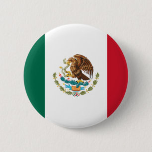 Flag of Mexico Pinback Button