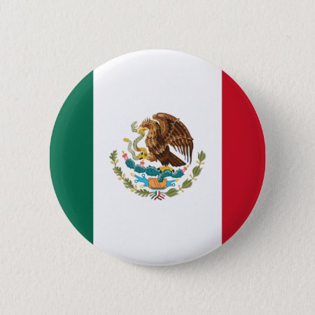 Flag Of Mexico Pinback Button