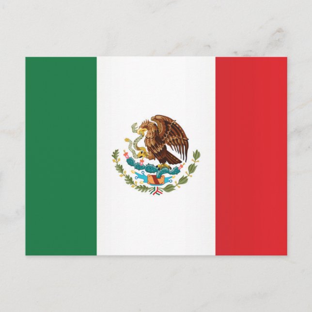 Flag of Mexico Postcard (Front)