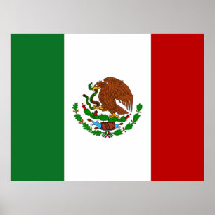 Flag of Mexico Poster