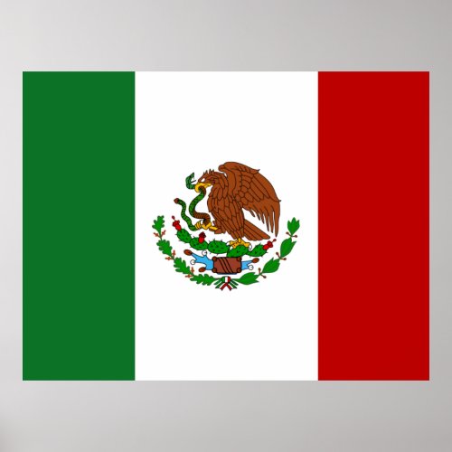 Flag of Mexico Poster