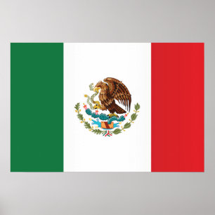 Flag of Mexico Poster