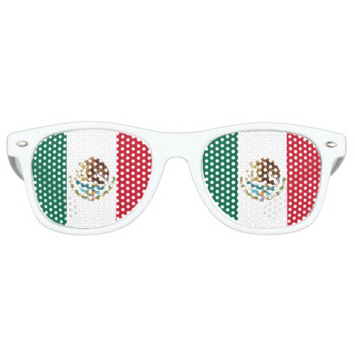 Flag of Mexico Retro Sunglasses