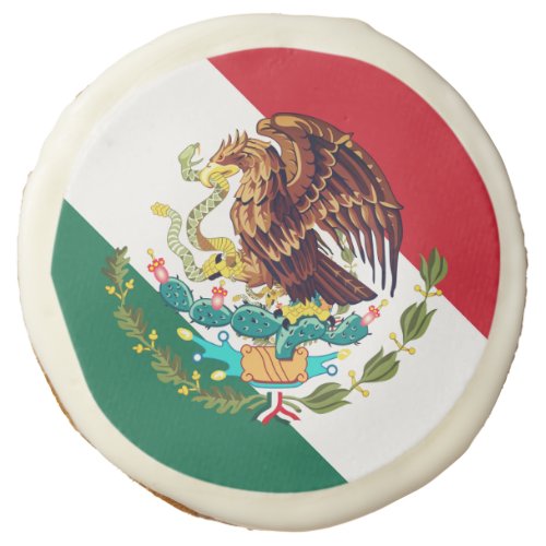 Flag of Mexico Sugar Cookie