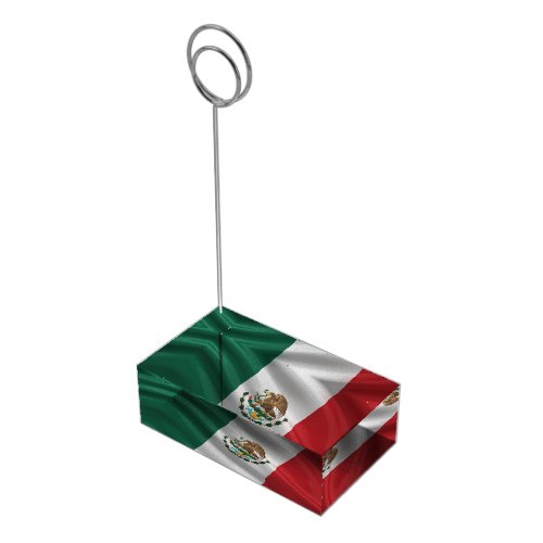 Flag of Mexico Table Card Holder