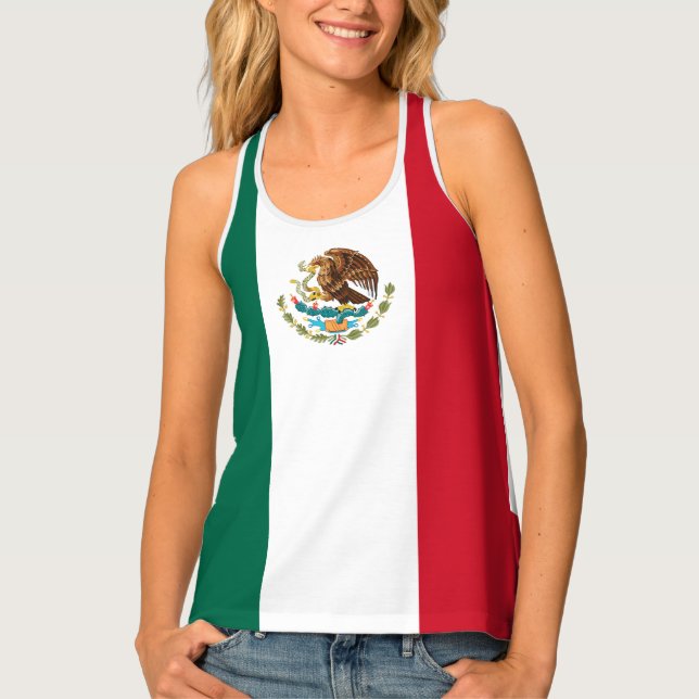 Flag of Mexico Tank Top (Front)