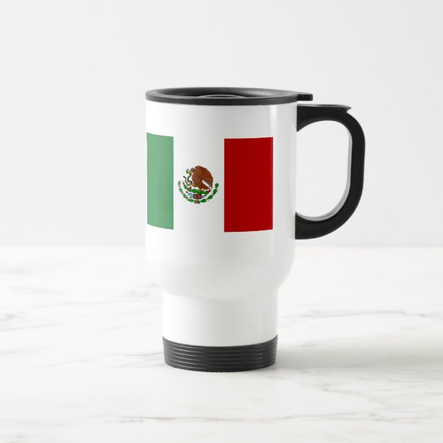 Flag of Mexico Travel Mug (Right)
