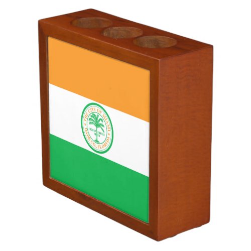 Flag of Miami Florida PencilPen Holder