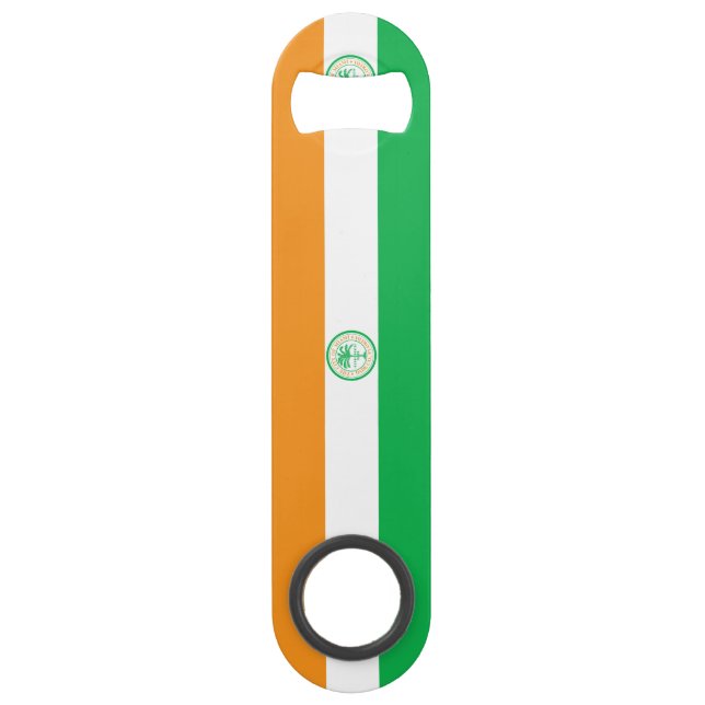 Flag of Miami, Florida Speed Bottle Opener (Front)