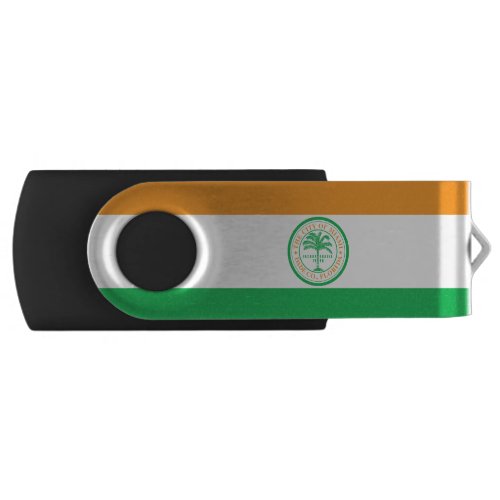 Flag of Miami Florida USB Flash Drive