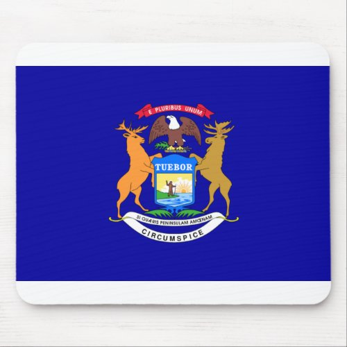 Flag of Michigan Mouse Pad