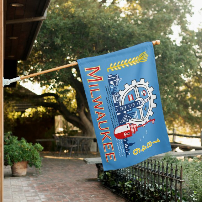 Flag of Milwaukee (Wisconsin) (In SItu)