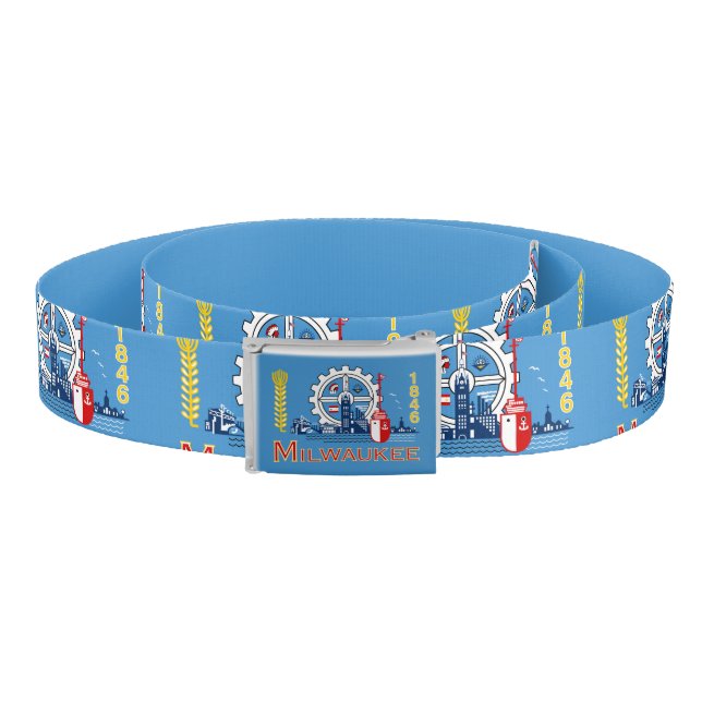 Flag of Milwaukee, Wisconsin Belt (Coil)