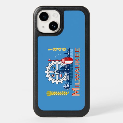 Flag of Milwaukee Wisconsin OtterBox iPhone 14 Case