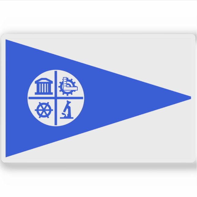 Flag of Minneapolis, Minnesota, USA Sticker (Front)