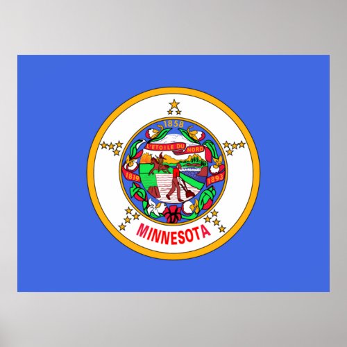 Flag of Minnesota Poster