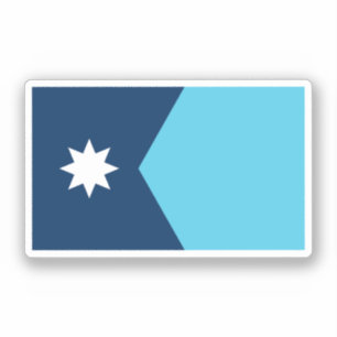 Flag of Minnesota Sticker