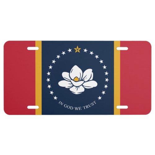 Flag of Mississippi 2020 License Plate