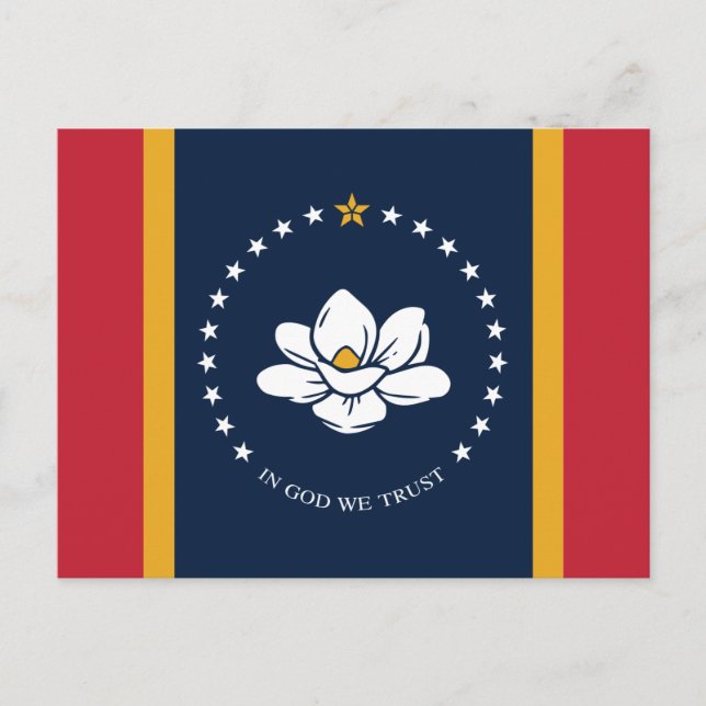 Flag of Mississippi (2020) Postcard (Front)