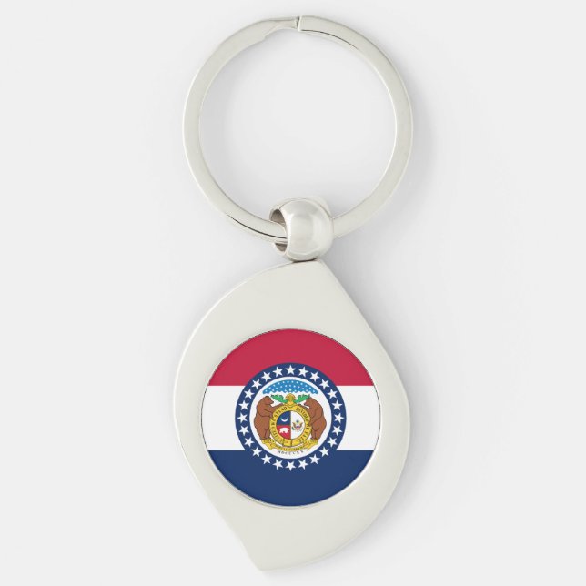Flag of Missouri Keychain (Front)