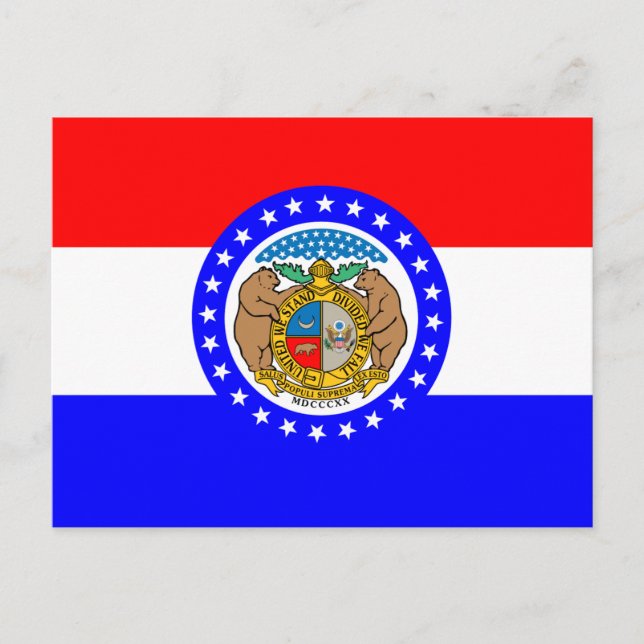 Flag of Missouri Postcard (Front)
