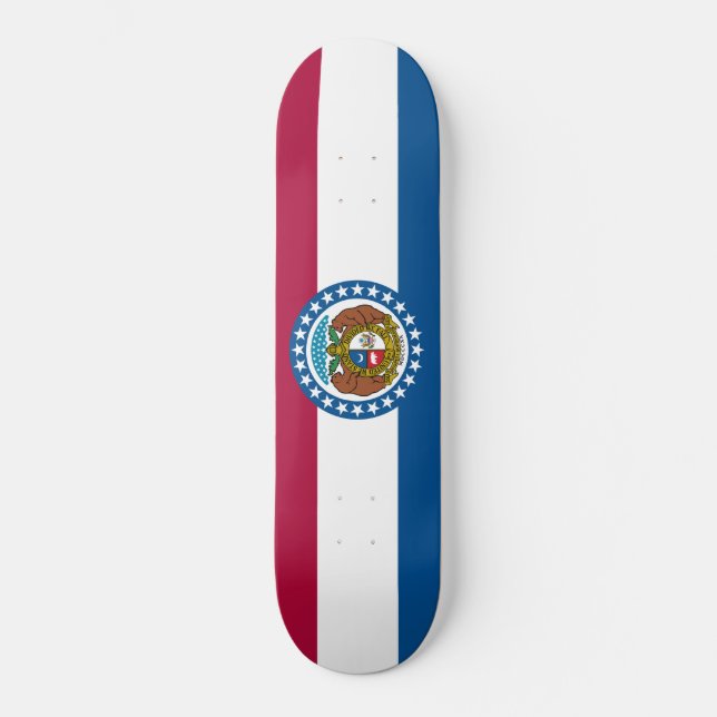 Flag of Missouri Skateboard (Front)