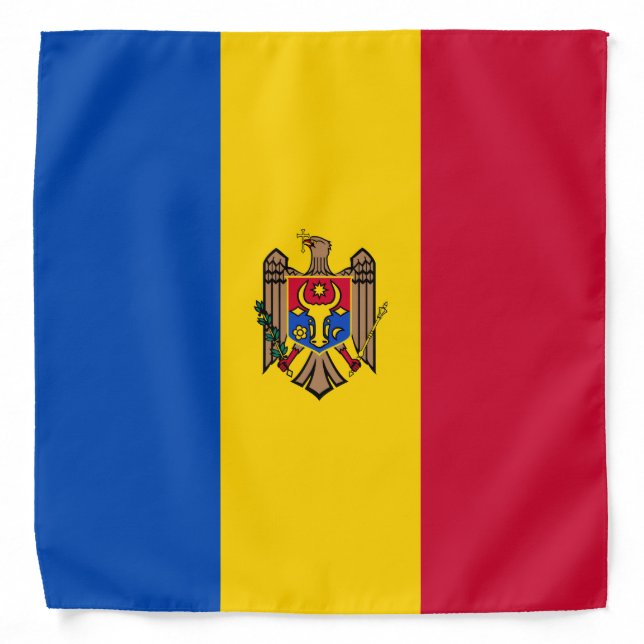 Flag of Moldova Bandana (Front)
