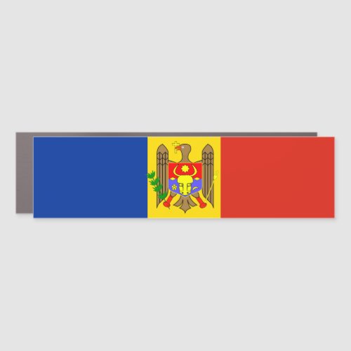 Flag of Moldova Car Magnet