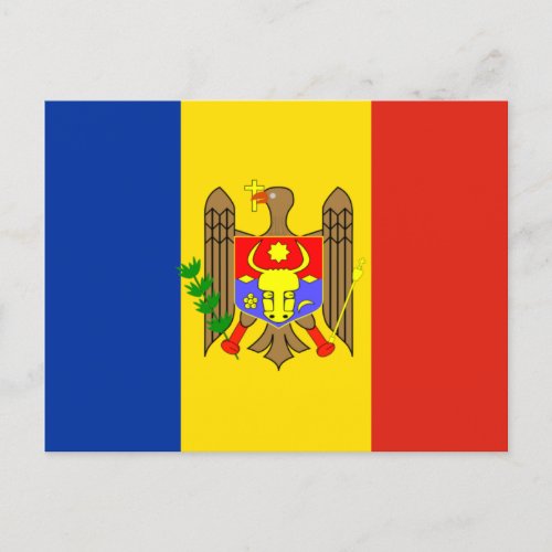 Flag of Moldova Postcard