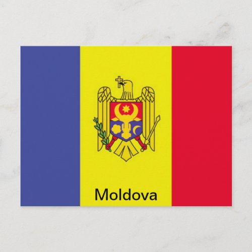 Flag of Moldova Postcard