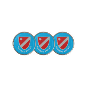 Flag of Molise (Italy) Golf Ball Marker