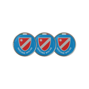 Flag of Molise Region, Italy Golf Ball Marker