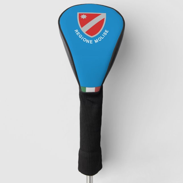 Flag of Molise Region, Italy Golf Head Cover (Front)