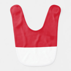 Flag of Monaco Baby Bib