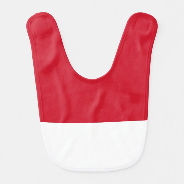 Flag of Monaco Baby Bib (Front)
