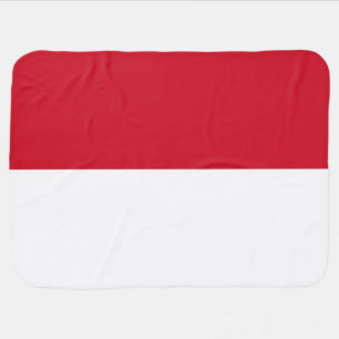 Flag of Monaco Baby Blanket